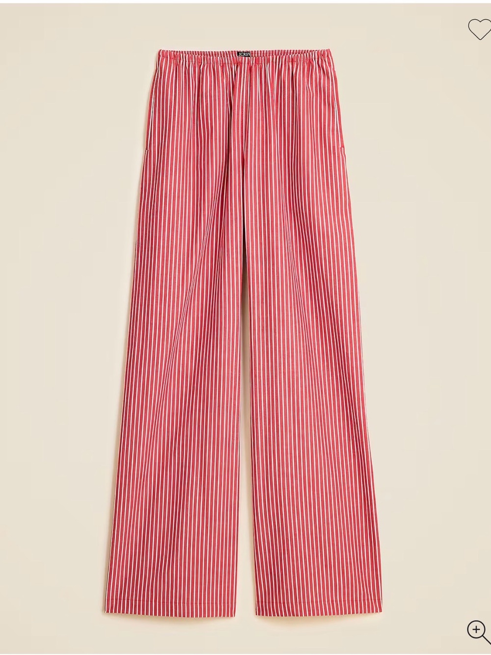 J Crew Cosmo pant in Oxford stripe